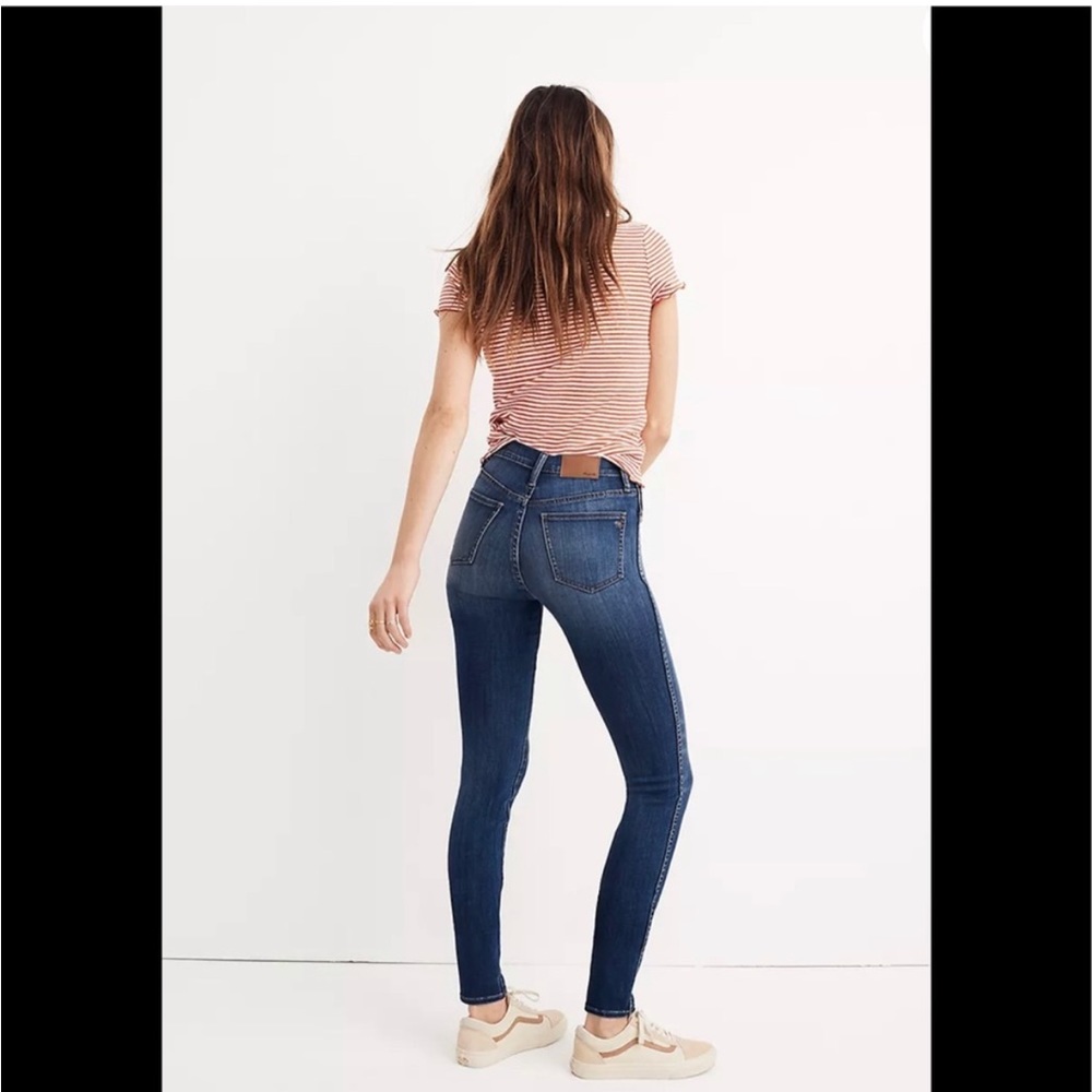 Madewell 10" High-Rise Skinny Jeans in Danny Wash TENCEL Denim Edition Size 26T